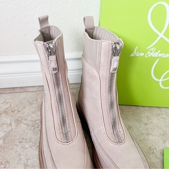 NEW IN BOX SAM EDELMAN LEONE LUG SOLE CHELSEA BOOT SZ 7 - Picture 4 of 14